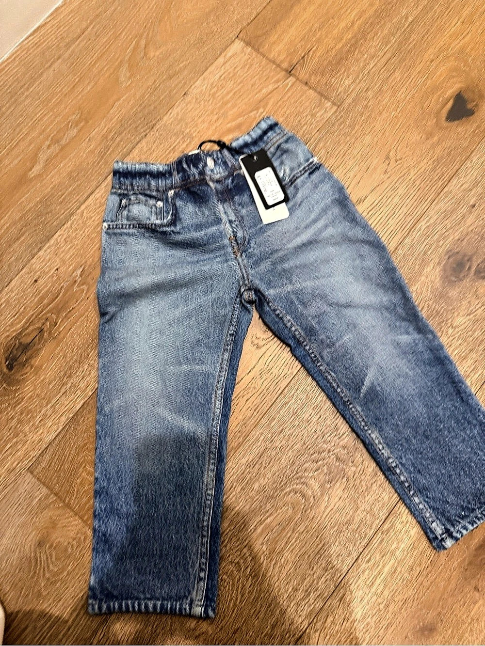rag & bone Mini Miramar Wide Leg Kids Jeans Blue Boys 4